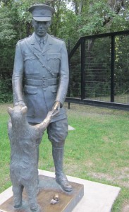 The Statue of Harry and Winnie at Assiniboine Park Zoo, Winnipeg